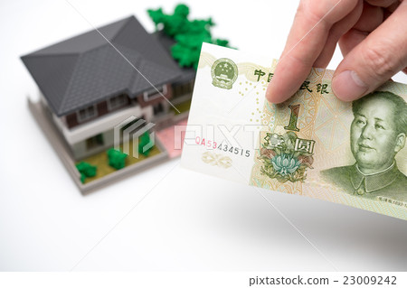 外國紙幣和房子 23009242
