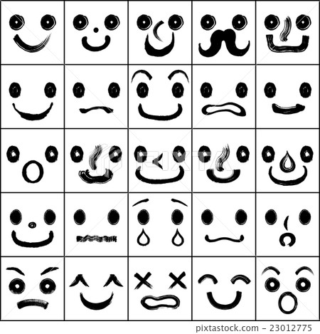 Face face logo illustration 23012775