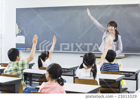 Stock Photo: lesson, woman, lady