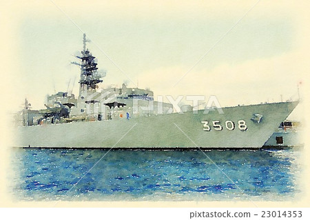 Maritime Self-Defense Force Kure (painting style) 02 23014353