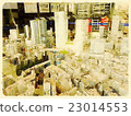 Shibuya model (watercolor painting style) 01 23014553