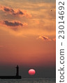 Setting sun 23014692