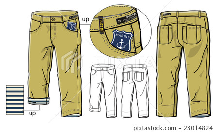 Long pants design picture - Stock Illustration [23014824] - PIXTA
