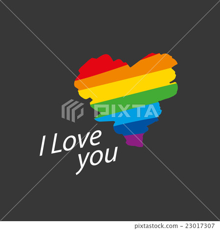 logo heart and rainbow logo heart and rainbow 23017307