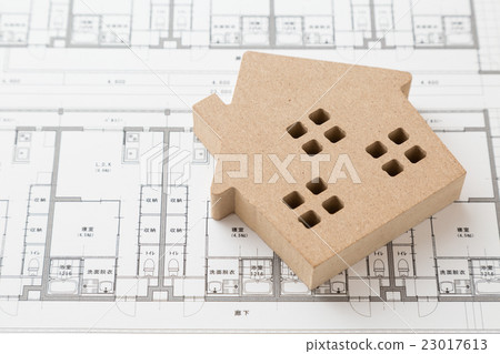 Apartment drawing and building block house Apartment drawing and building block house 23017613