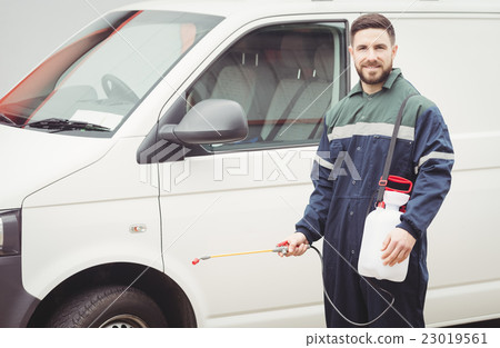 Handyman with insecticide Handyman with insecticide 23019561