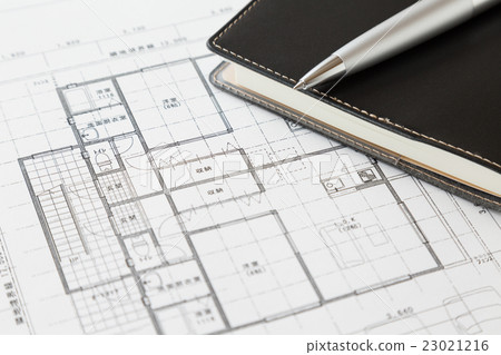 House drawing and notebook real estate image House drawing and notebook real estate image 23021216