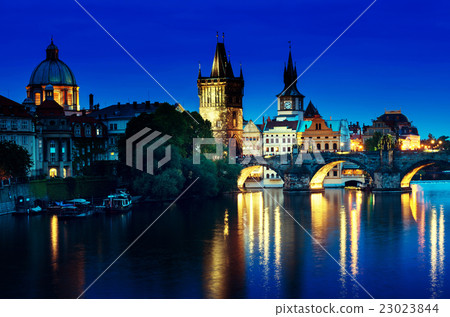 Charles bridge, Prague , Czech Republic Charles bridge, Prague , Czech Republic 23023844