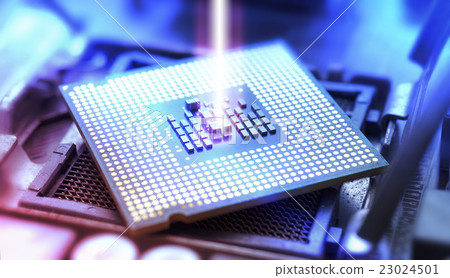 close-up of electronic circuit board 23024501