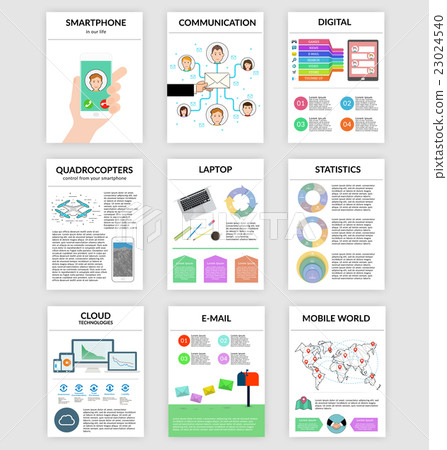 Infographics set about smartphone, digital Infographics set about smartphone, digital 23024540