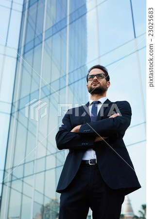 Male lawyer dressed in suit Male lawyer dressed in suit 23025683