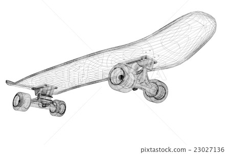 skateboard on background 23027136