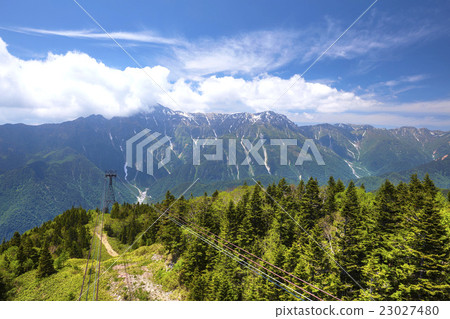 图库照片 穗高山 穗高岳山 北阿尔卑斯