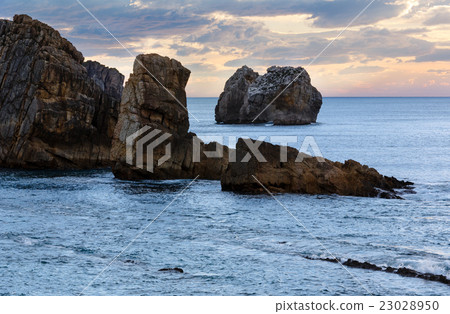 Rock near Arnia Beach (Spain). 23028950