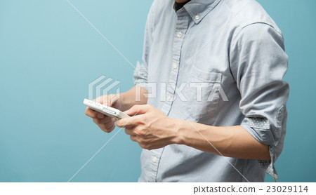 Casual shirt man · Blue back 23029114