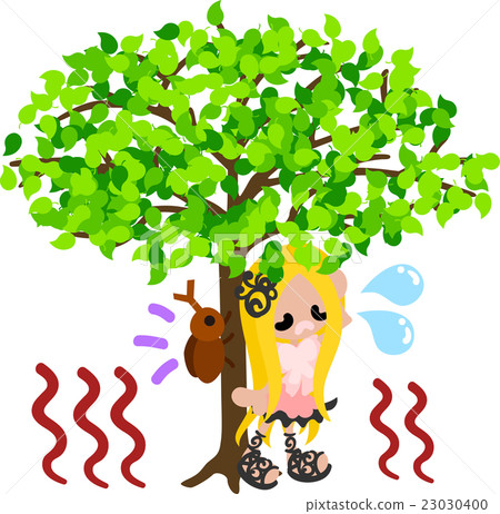 夏天和甲蟲的記憶在樹下 23030400
