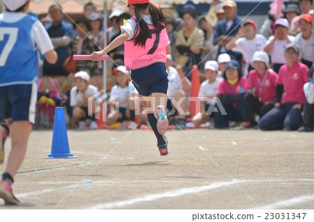 Elementary school sports festival selection relay 23031347