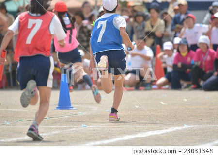 Elementary school sports festival selection relay 23031348