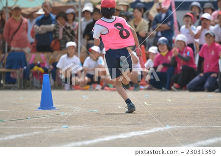 Elementary school sports festival selection relay 23031350