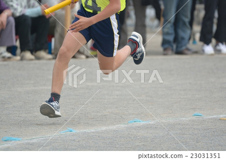 Elementary school sports festival selection relay 23031351