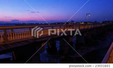 Bentenbashi of sunset 23031601