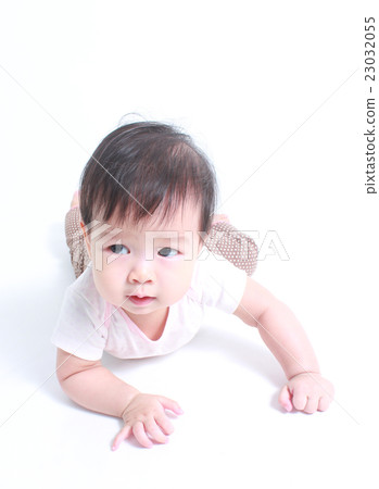 Portrait of little cute baby  23032055