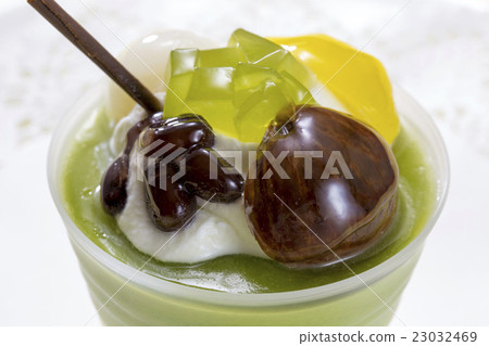 Japanese style cup sweets Japanese style cup sweets 23032469