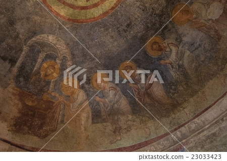 Fresco in the Church of St. Nicholas in Demre Fresco in the Church of St. Nicholas in Demre 23033423