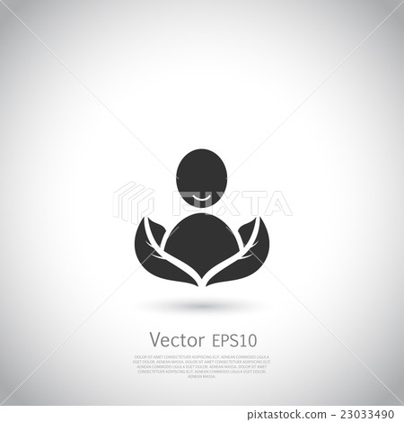 Natural product icon design vector template, eco Natural product icon design vector template, eco 23033490