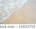 sand beach with wave 23033755