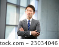 A businessman in his thirties who stands by the window 23034046