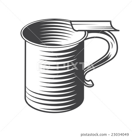 Shaving mug vector Shaving mug vector 23034049