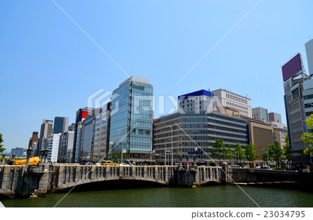 Scenery around Osaka Yodoyabashi 23034795