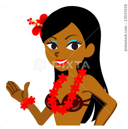 Guide Hula Girl upper body 23035038