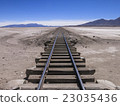 Railway in the desert, Bolivia 23035436