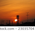 Sunset and Antenna 23035704