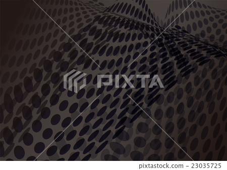 Black dot wave background Black dot wave background 23035725