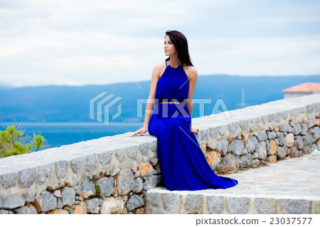 young woman in Greece 23037577