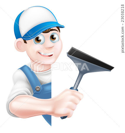 Cartoon Window Cleaner Cartoon Window Cleaner 23038218