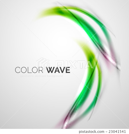 Color wave vector element - Stock Illustration [23041541] - PIXTA