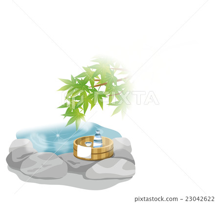 Scenery of hot springs Scenery of hot springs 23042622