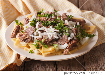 Beshbarmak dish 23043115