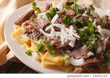 beshbarmak - homemade noodles with lamb beshbarmak - homemade noodles with lamb 23043120