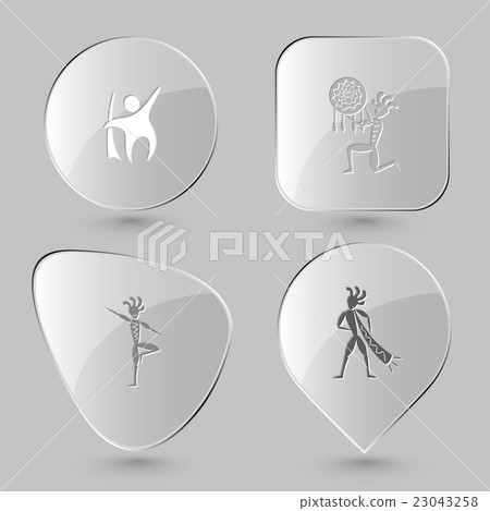 abstract little man, ethnic little man as shaman abstract little man, ethnic little man as shaman 23043258