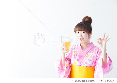 Yukata ladies · white back Yukata ladies · white back 23043902
