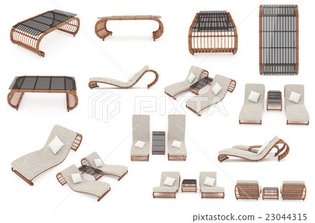 Set rattan furniture 23044315