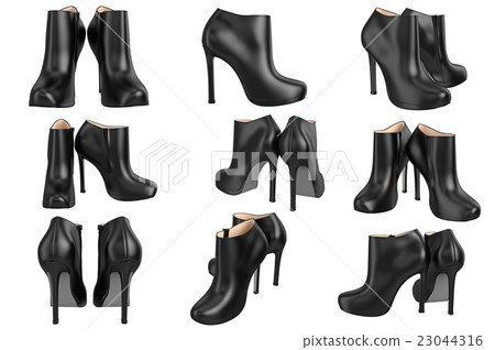 Set shoes black patent leather 23044316