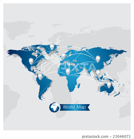 World map, vector illustration. World map, vector illustration. 23046071