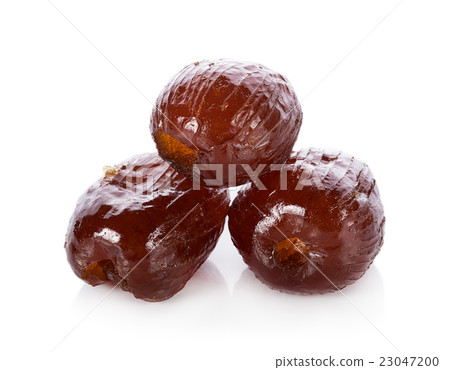 chinese jujubes isolated on white background chinese jujubes isolated on white background 23047200