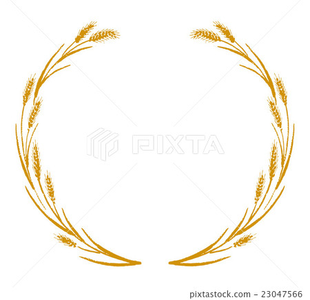 Wheat frame - Stock Illustration [23047566] - PIXTA